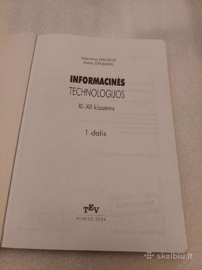 Informacinės technologijos 11-12 klasėms - nuotraukos Nr. 2