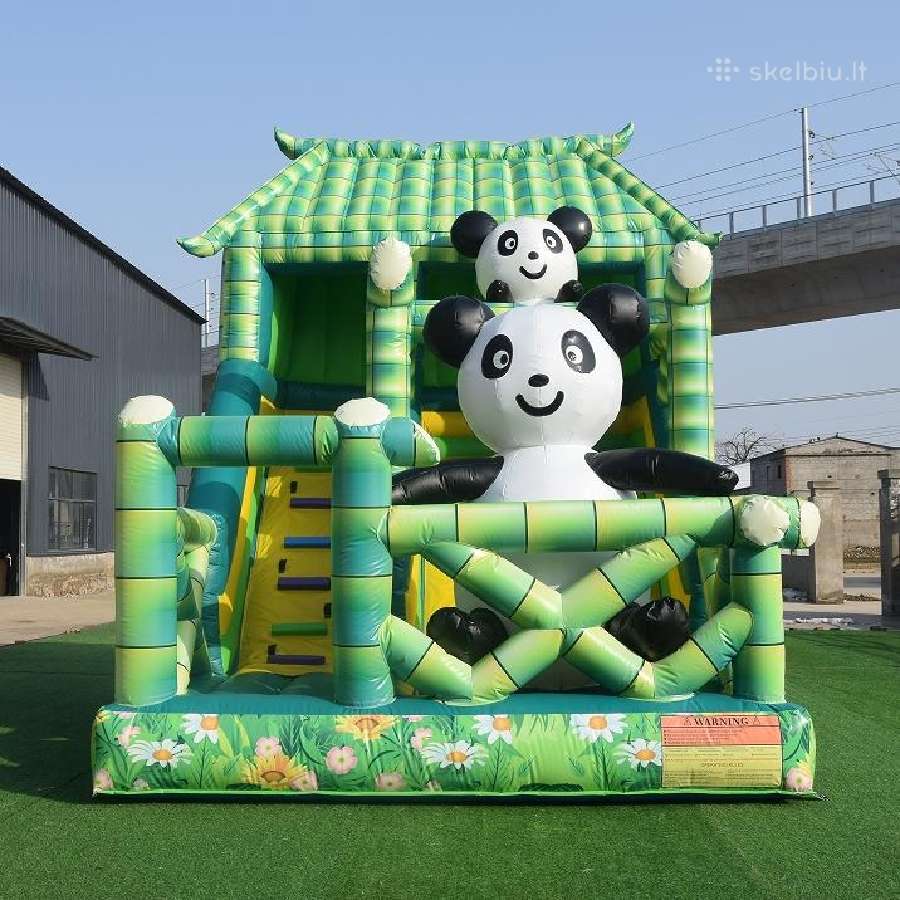 Akcija! Naujas pripučiamas batutas Panda - nuotraukos Nr. 2