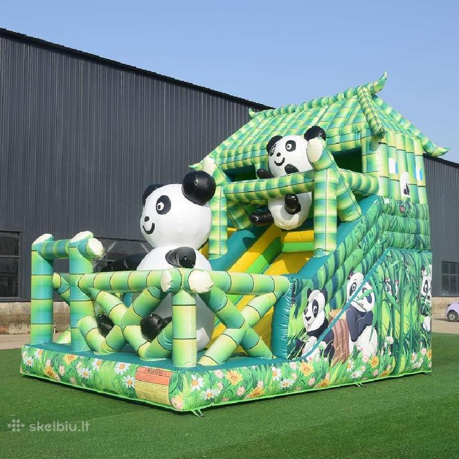 Akcija! Naujas pripučiamas batutas Panda - nuotraukos Nr. 4