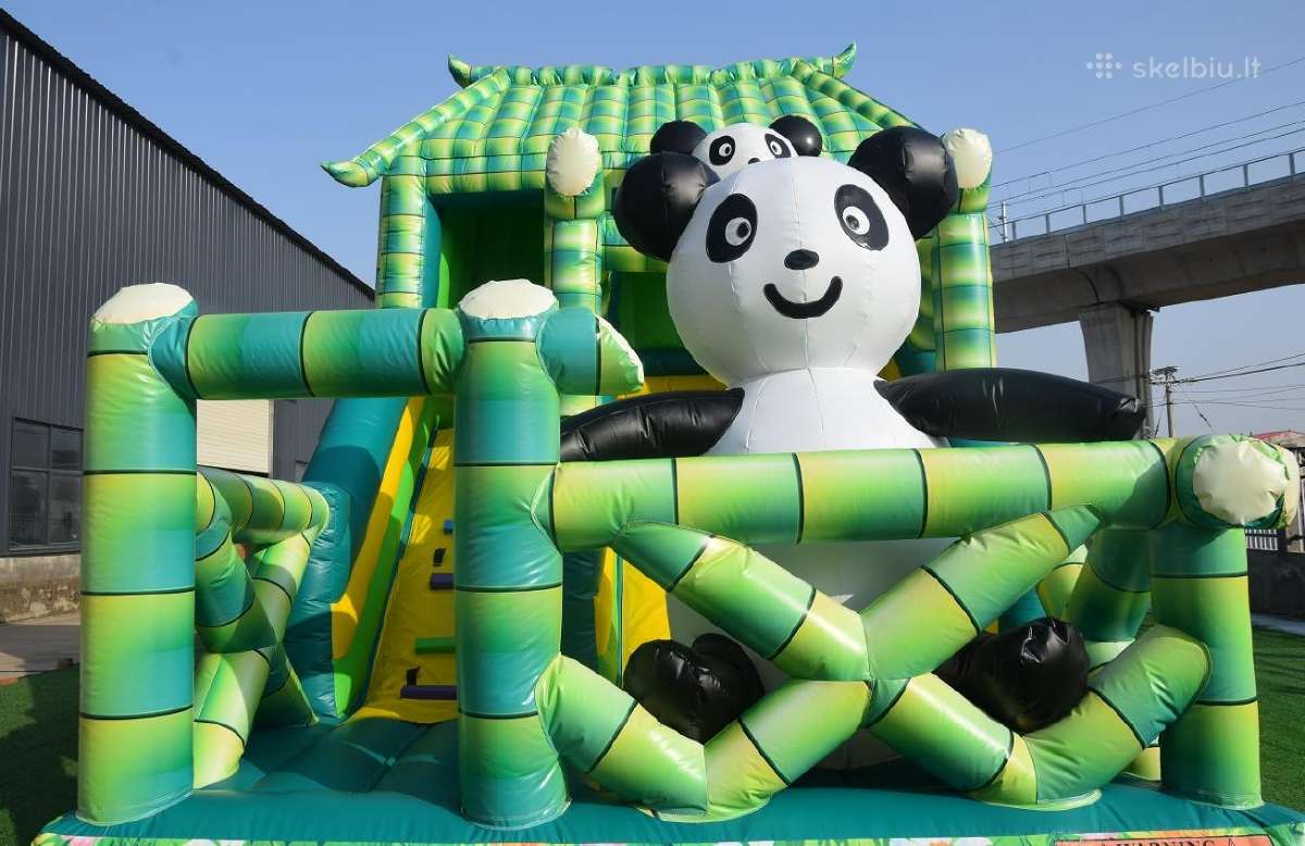 Akcija! Naujas pripučiamas batutas Panda - nuotraukos Nr. 5