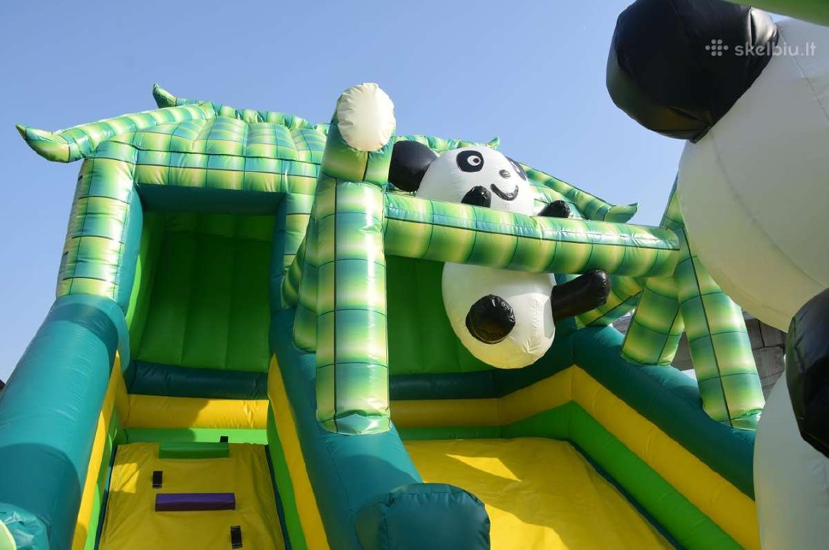 Akcija! Naujas pripučiamas batutas Panda - nuotraukos Nr. 7