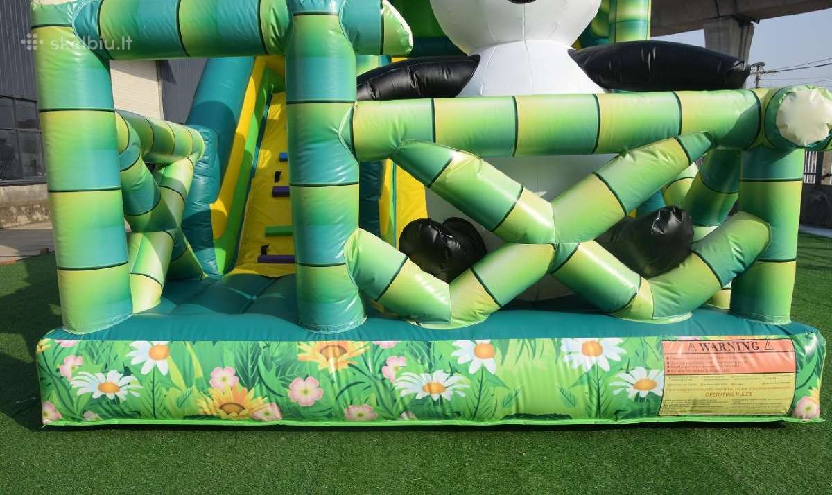 Akcija! Naujas pripučiamas batutas Panda - nuotraukos Nr. 8