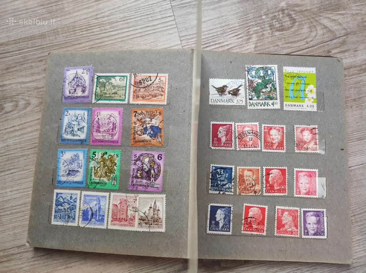Albumas su 150 įvairių pašto ženklų - nuotraukos Nr. 5