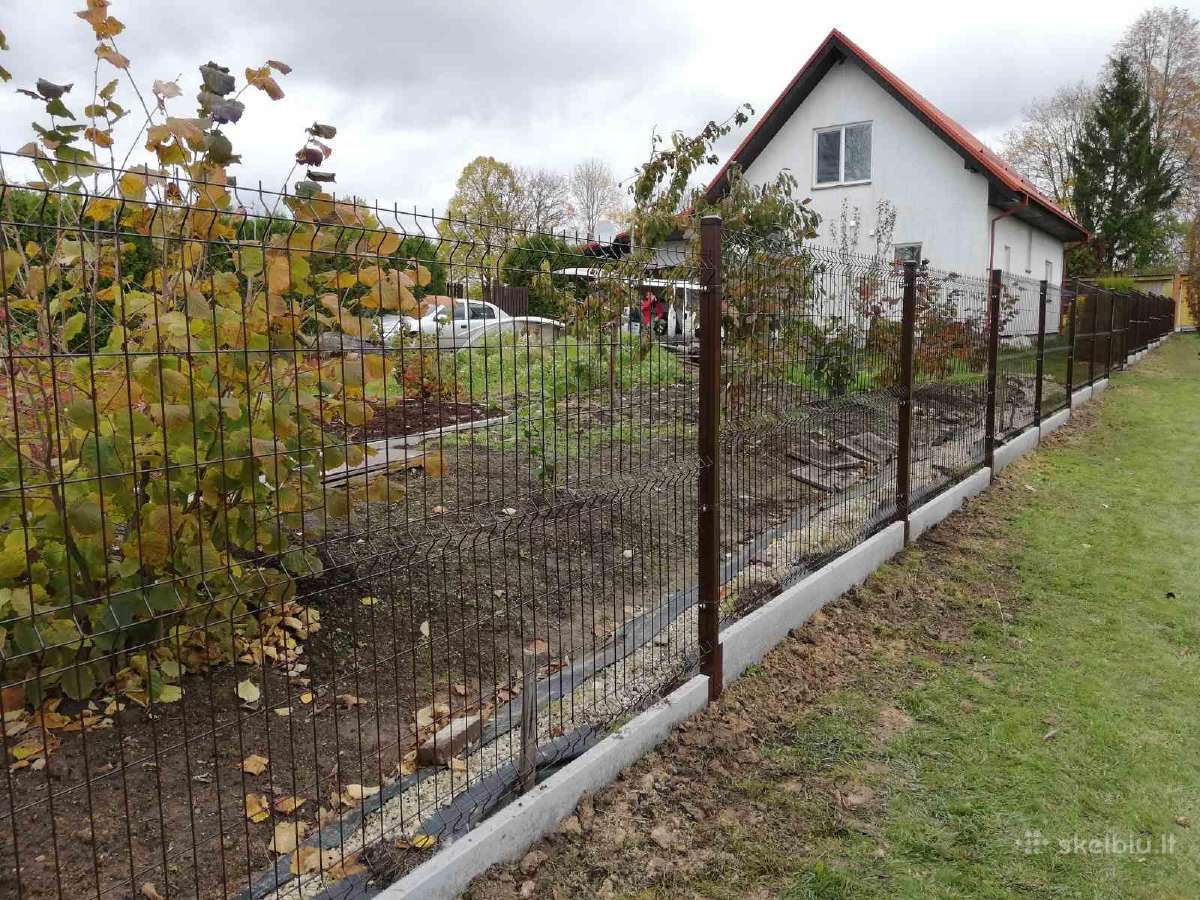 Segmentinės ir tinklinės tvoros - nuotraukos Nr. 24