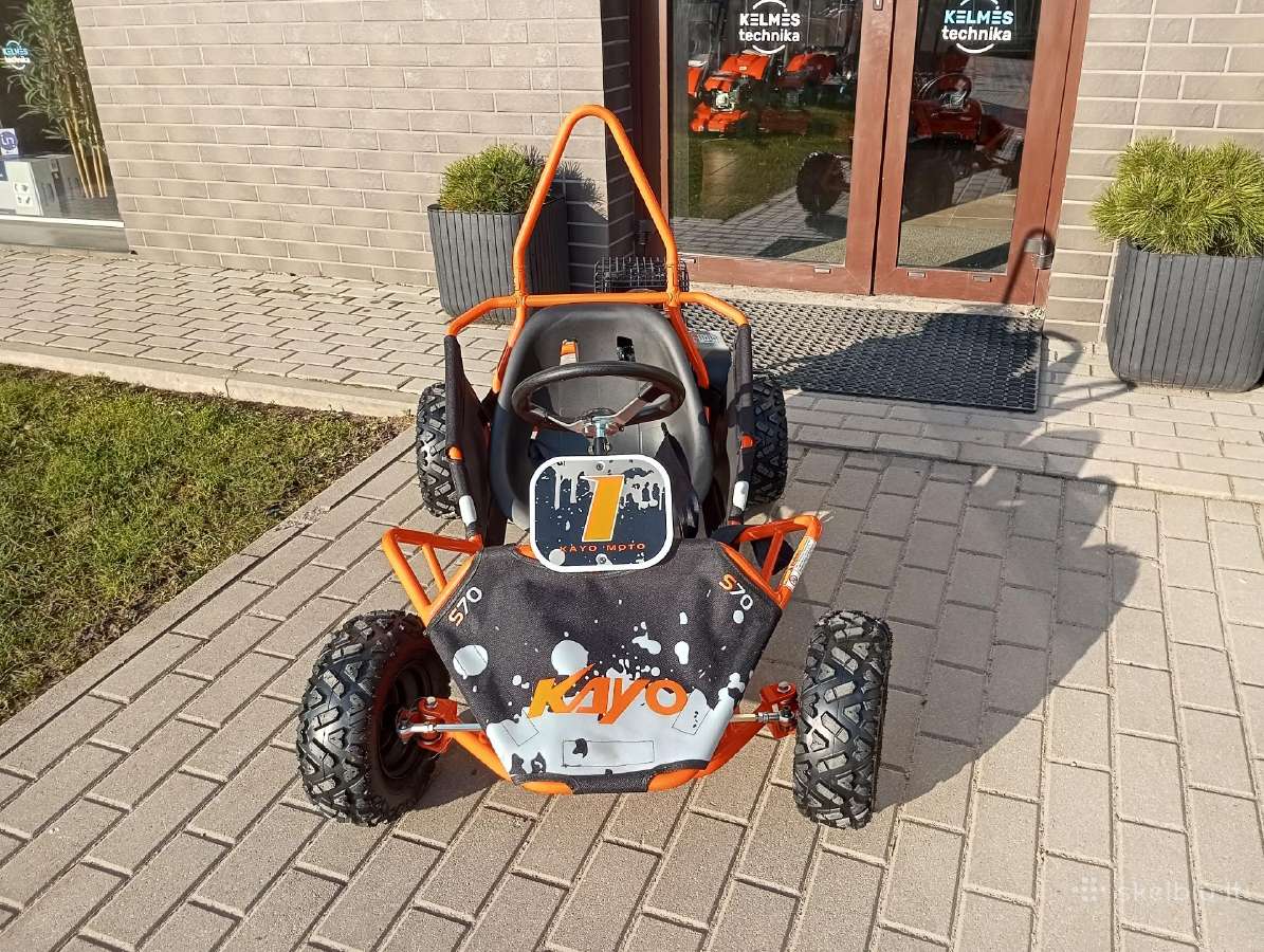 Vaikiškas bagis(kartingas) Kayo S70 - nuotraukos Nr. 2