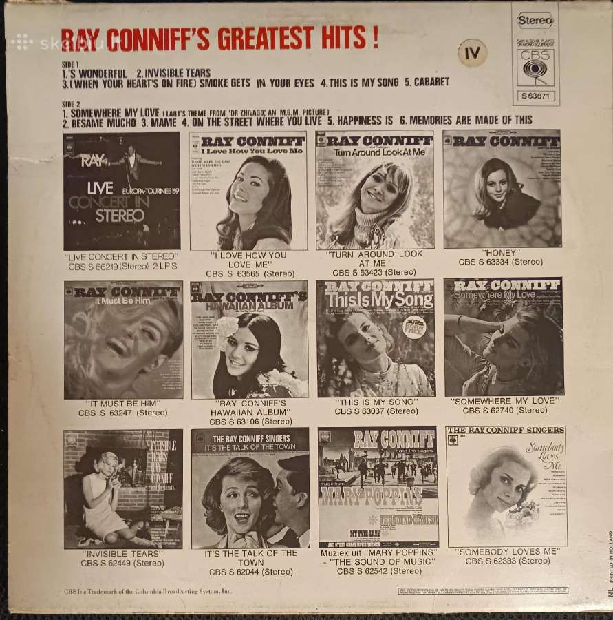 Roy Conniff, Anthony Ventura lp - nuotraukos Nr. 2