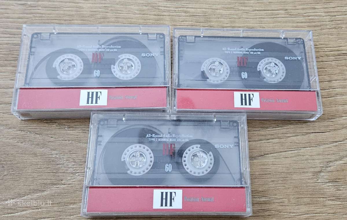 Kasetės Sony Hf60 3vnt.