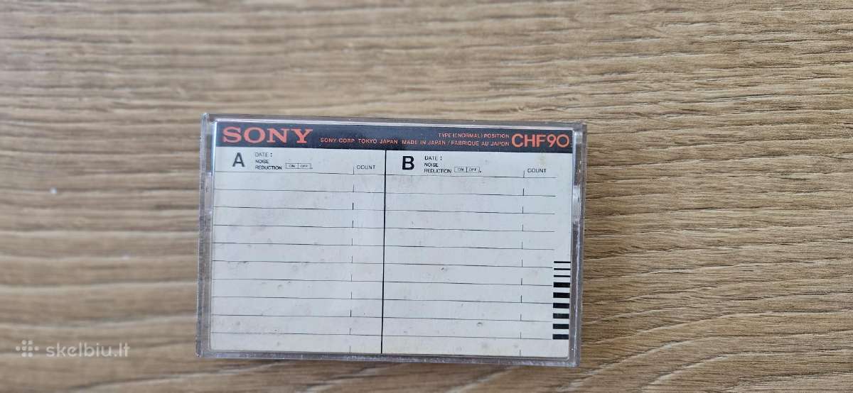 Kasetės Sony Chf90-2vnt. Chf60-1vnt. - nuotraukos Nr. 2