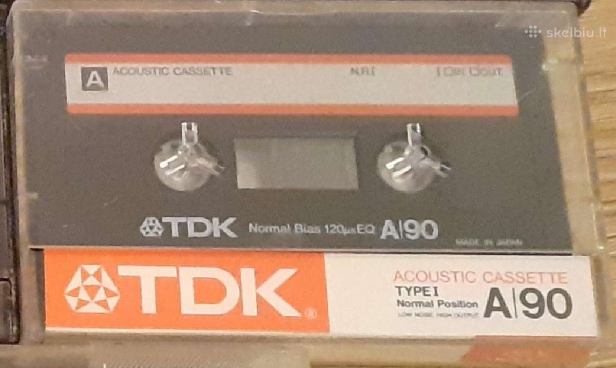 Kasetės Tdk A90 3vnt.