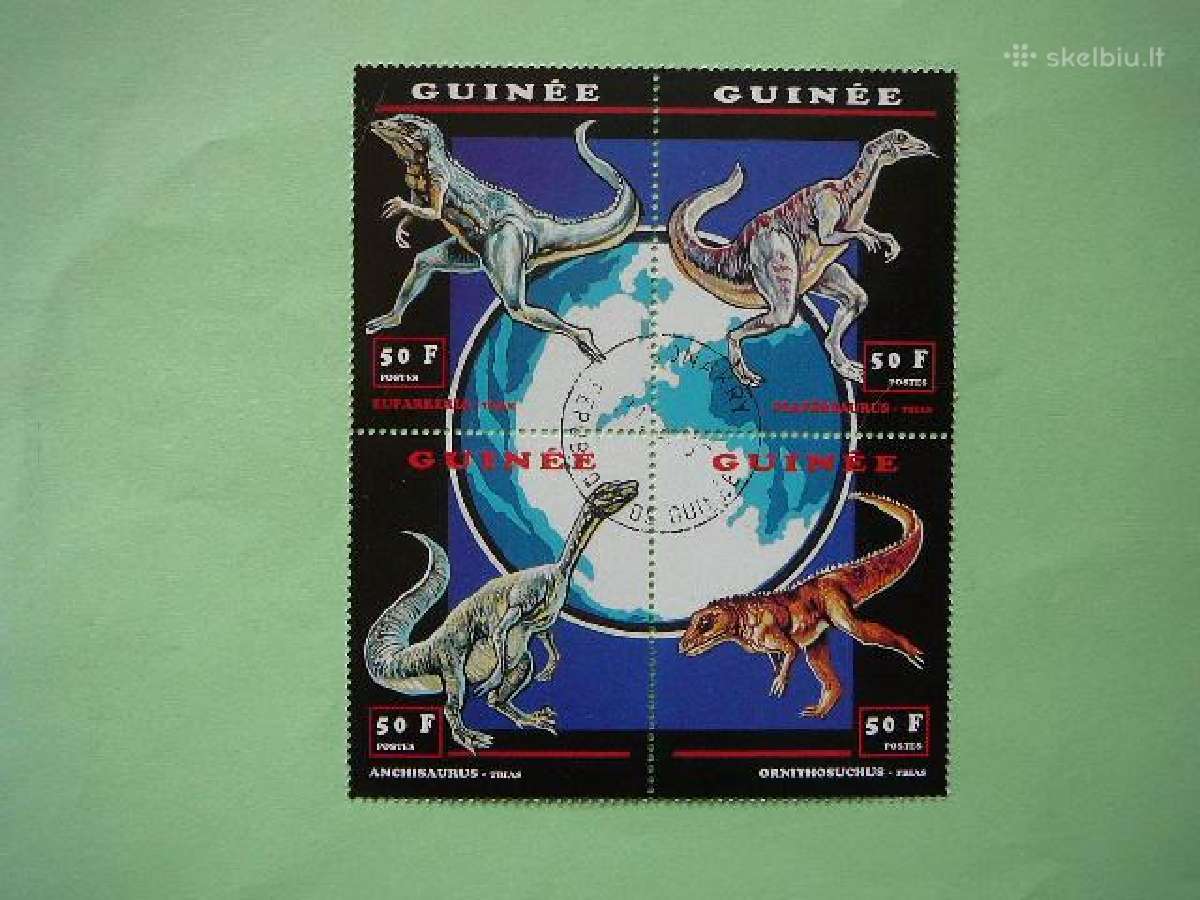 Dinozaurai Gvineja 1994 antsp. vgv1465 - nuotraukos Nr. 2