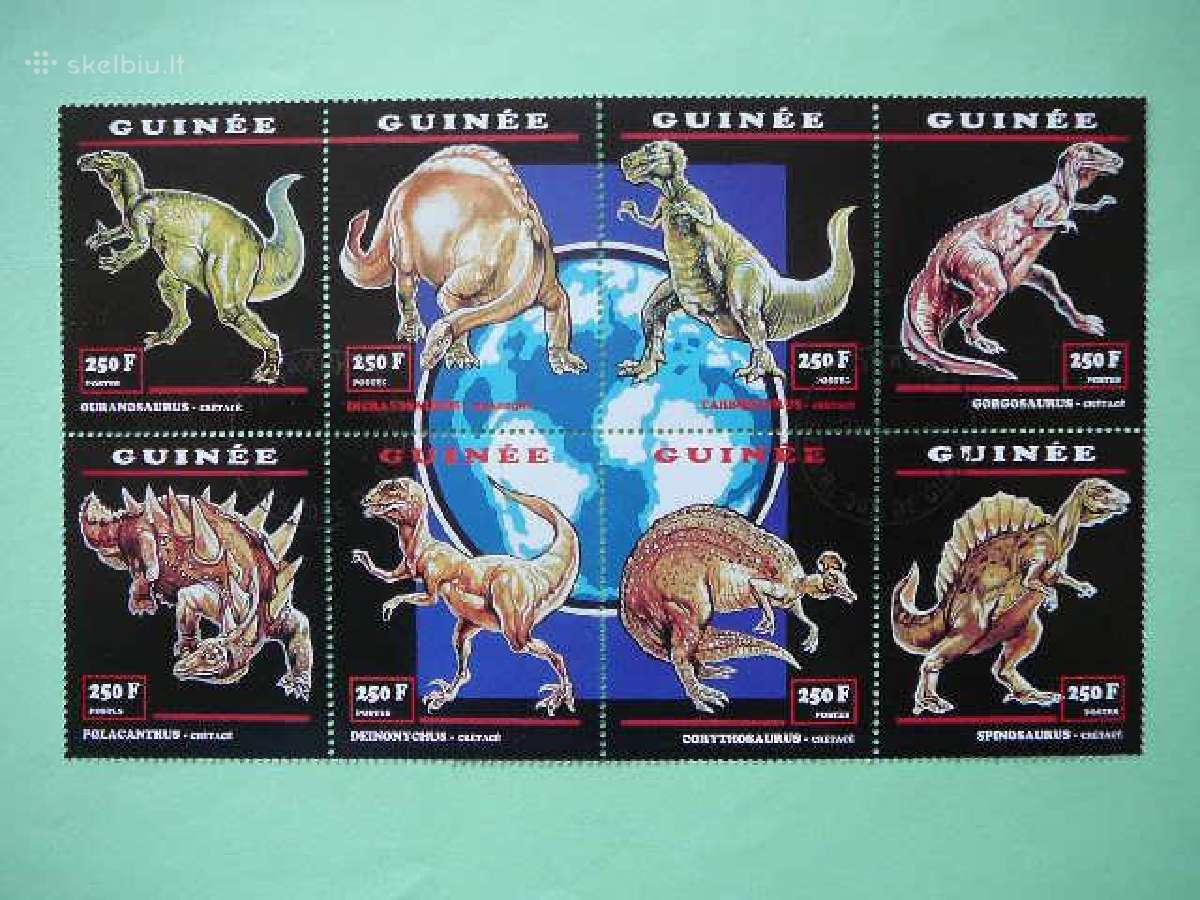 Dinozaurai Gvineja 1994 antsp. vgv1465 - nuotraukos Nr. 4