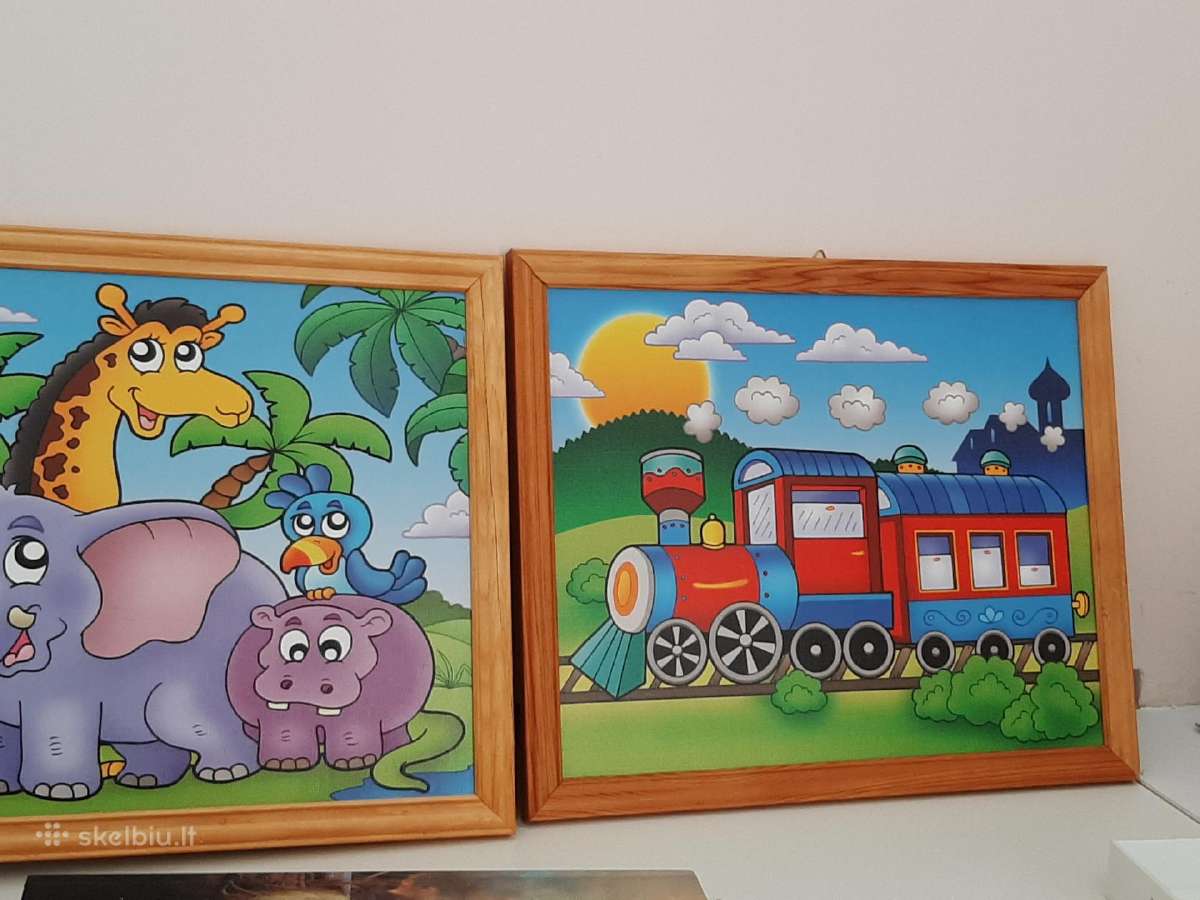 Nauji nenaudota paveikslai į vaikų kambarį 1vnt 7e - nuotraukos Nr. 4