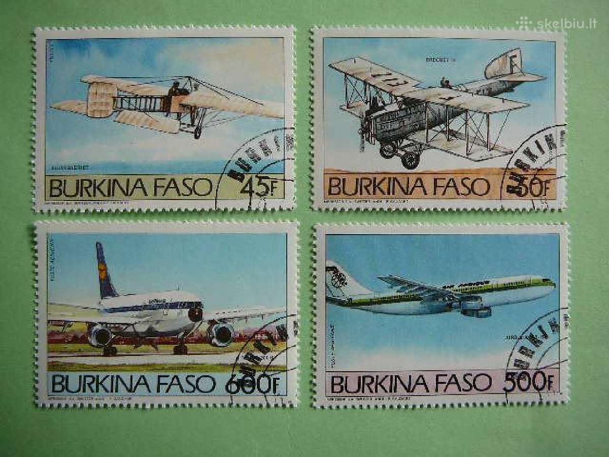 Lektuvai Burkina Faso 1985 bfs1021