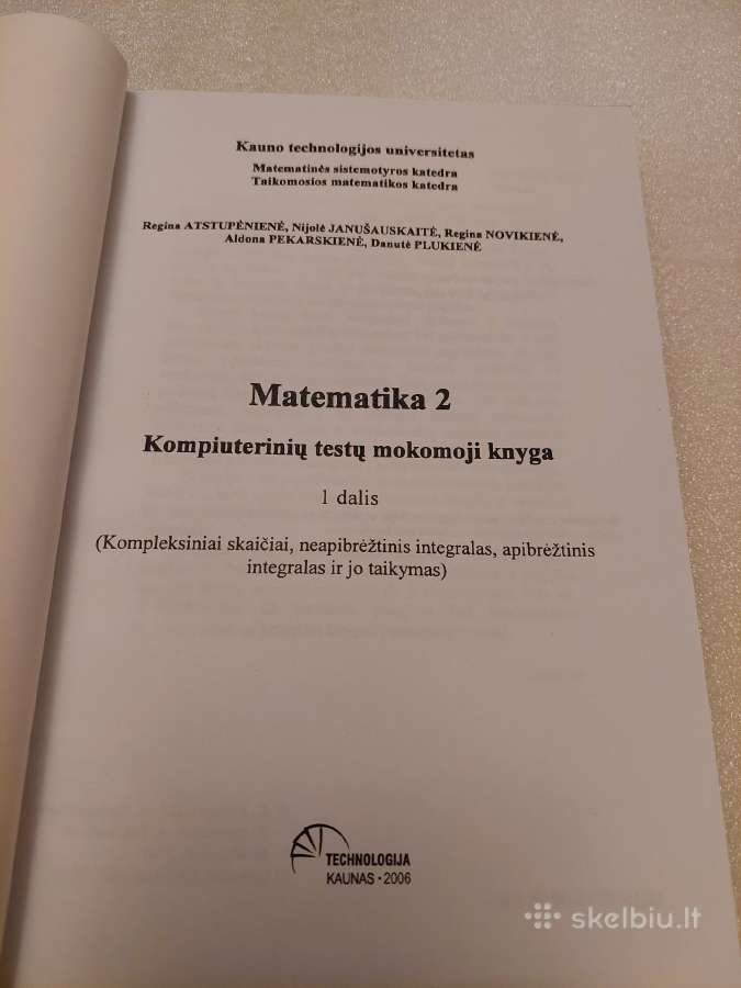 Matematika 2 - nuotraukos Nr. 2