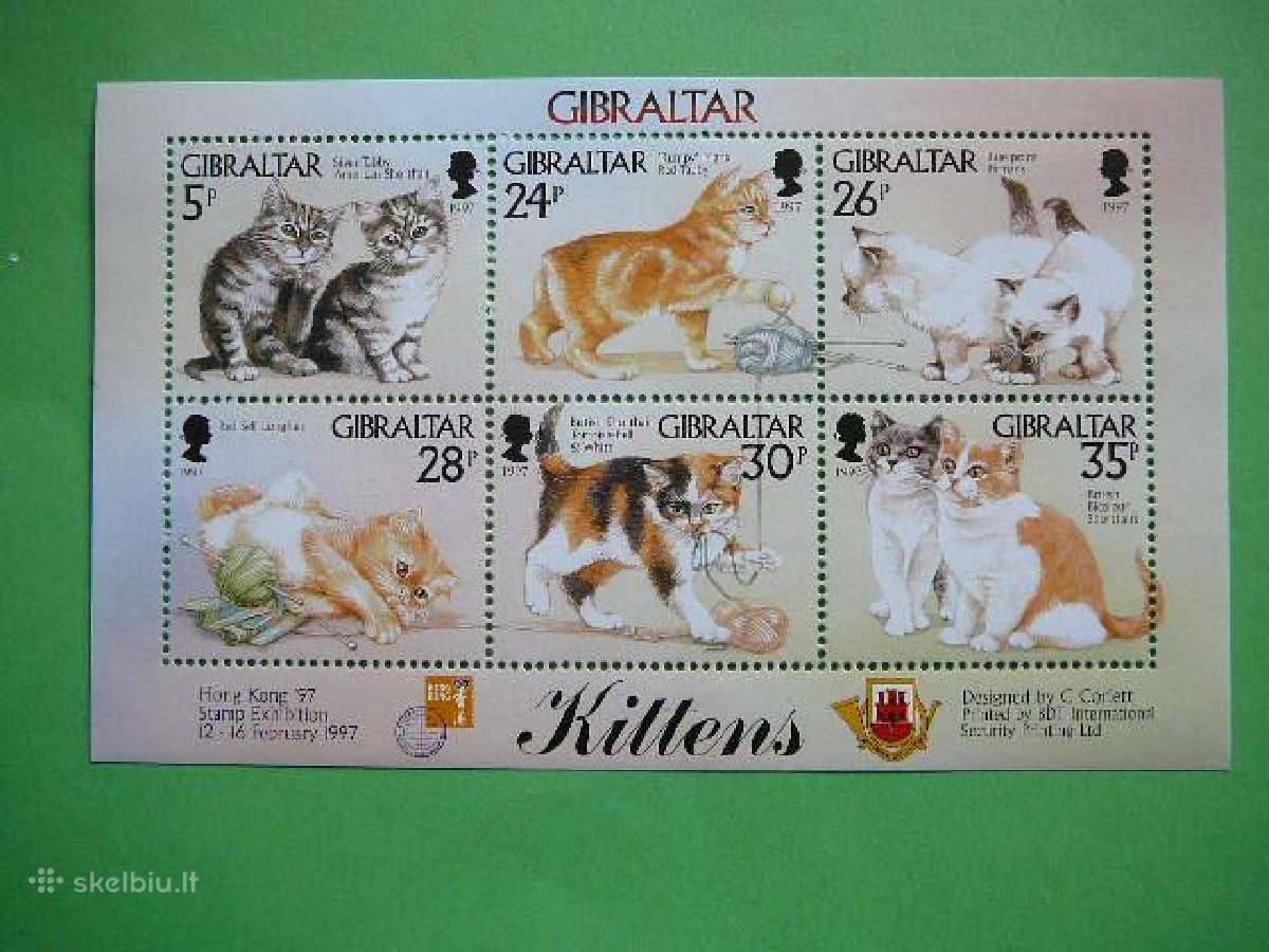 Kates Gibraltaras 1997 Mnh gt027