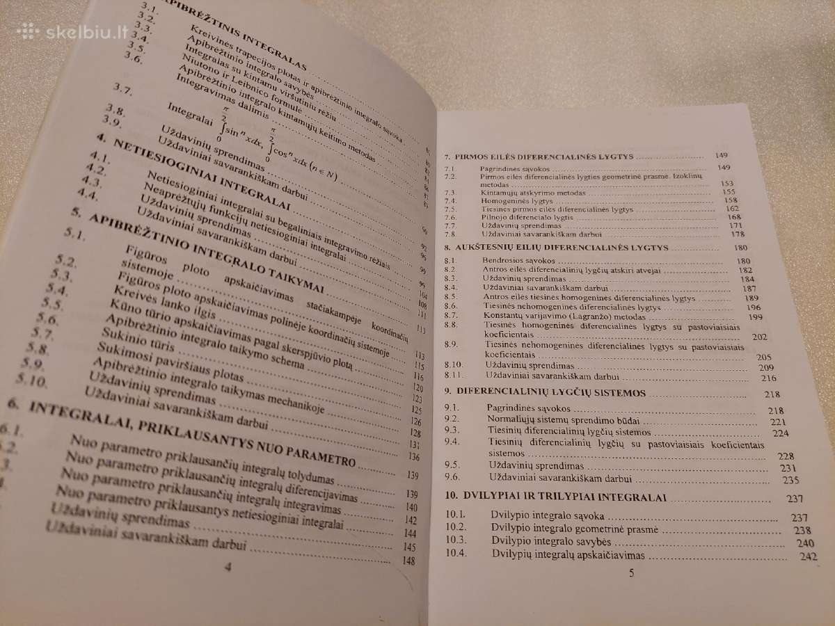 Integralai ir diferencialinės lygtys - nuotraukos Nr. 4