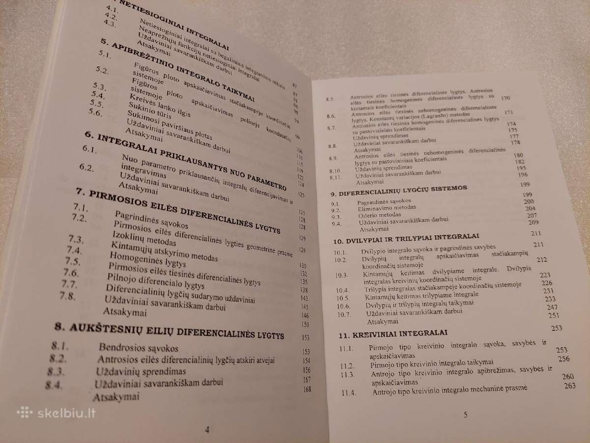 Integralai ir diferencialinės lygtys - nuotraukos Nr. 4