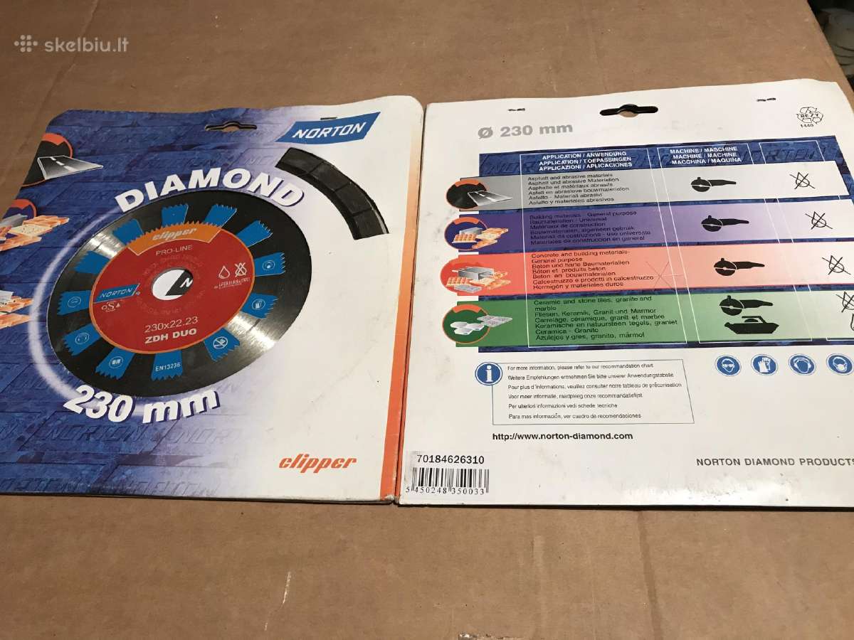 Deimantiniai betono pjovimo diskai 230 mm