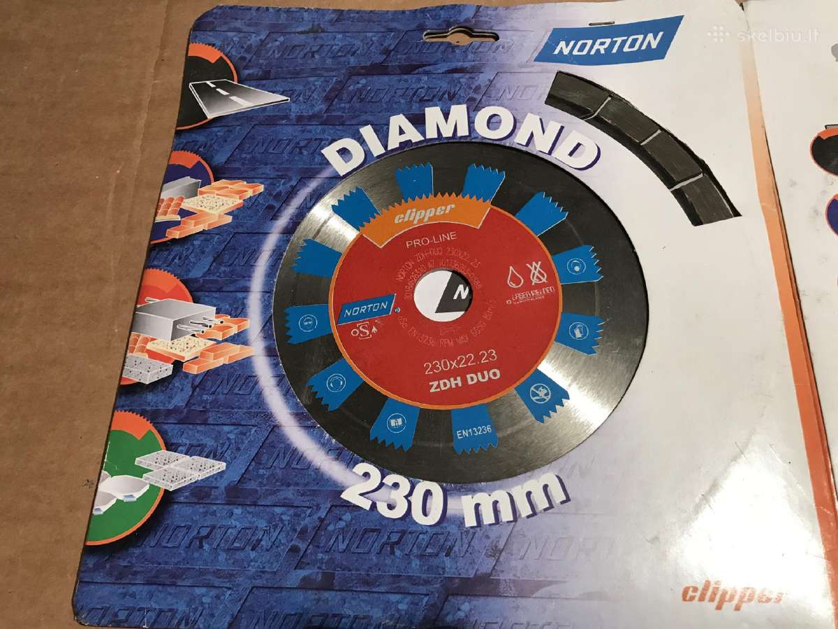 Deimantiniai betono pjovimo diskai 230 mm - nuotraukos Nr. 2