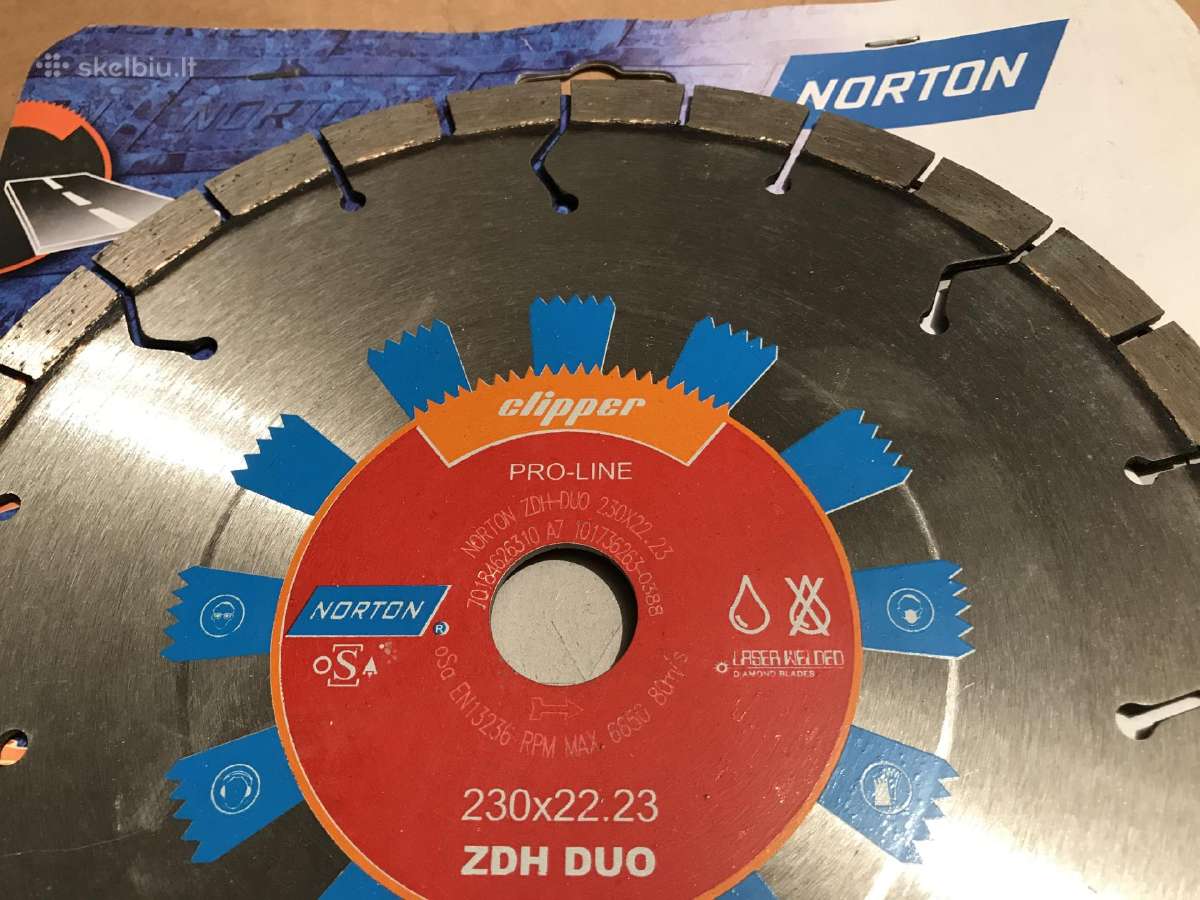 Deimantiniai betono pjovimo diskai 230 mm - nuotraukos Nr. 5