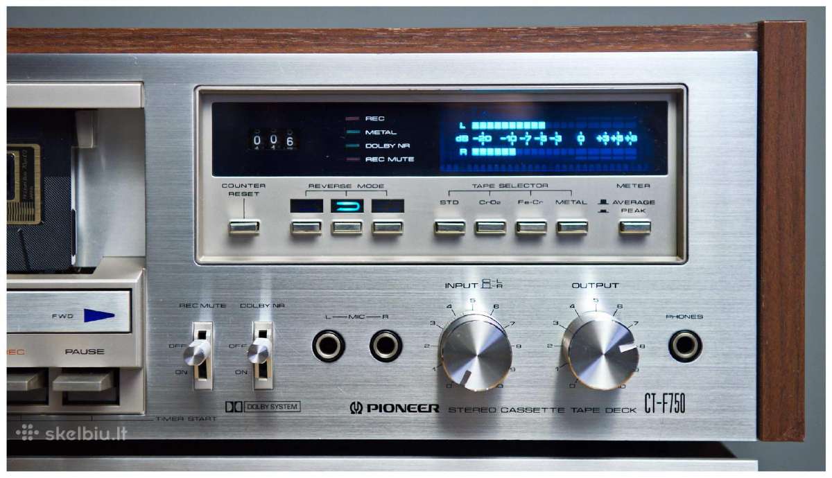 Kasetine deka Pioneer Ct-f900; 850; 750; 700; - nuotraukos Nr. 21