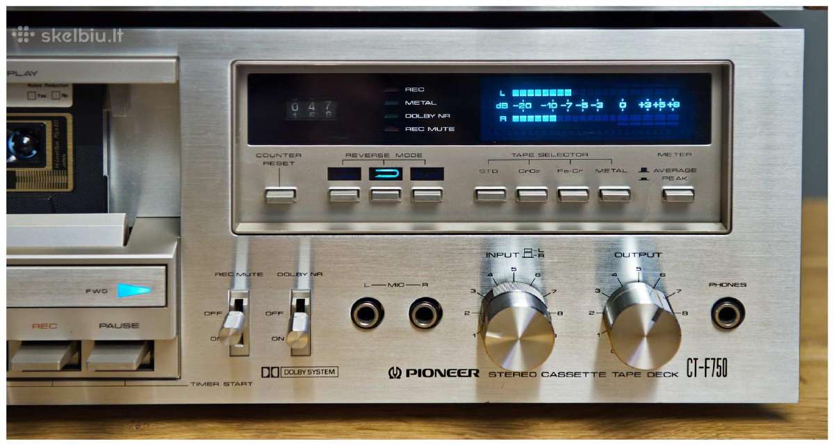 Kasetine deka Pioneer Ct-f900; 850; 750; 700; - nuotraukos Nr. 25