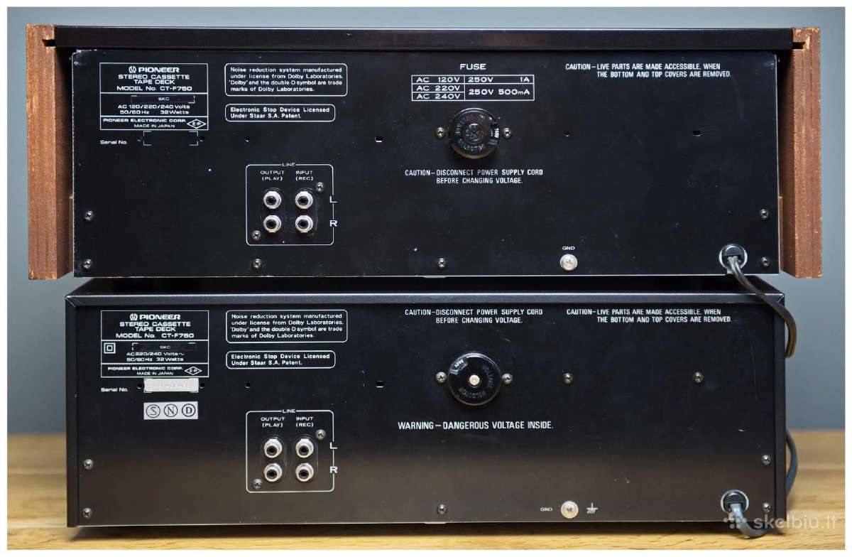 Kasetine deka Pioneer Ct-f900; 850; 750; 700; - nuotraukos Nr. 28