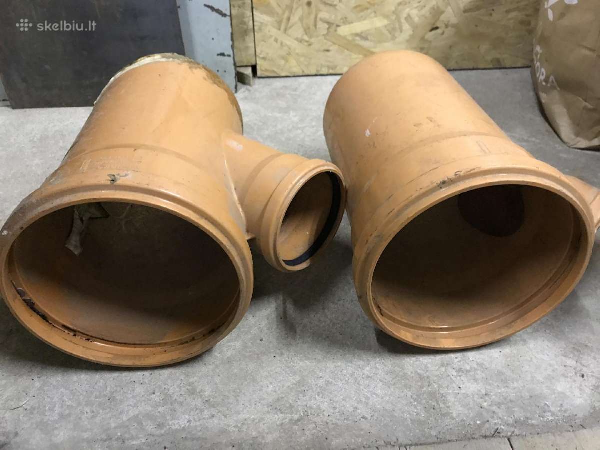 Lauko kanalizacijos trišakiai 200/110 mm - nuotraukos Nr. 2