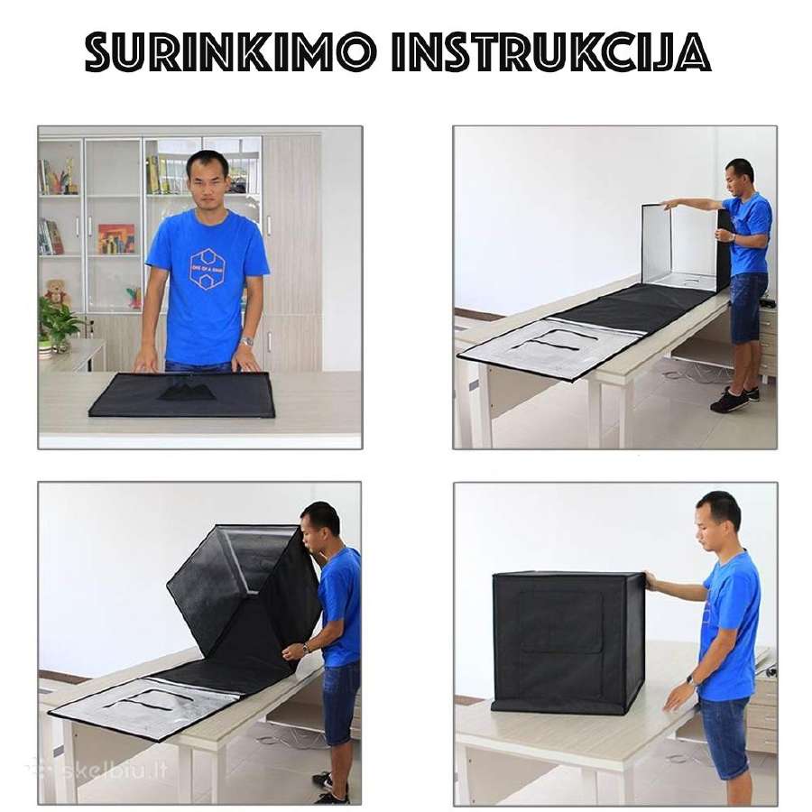 Profesionali Foto Dėžė Su LED Apšvietimu - nuotraukos Nr. 5