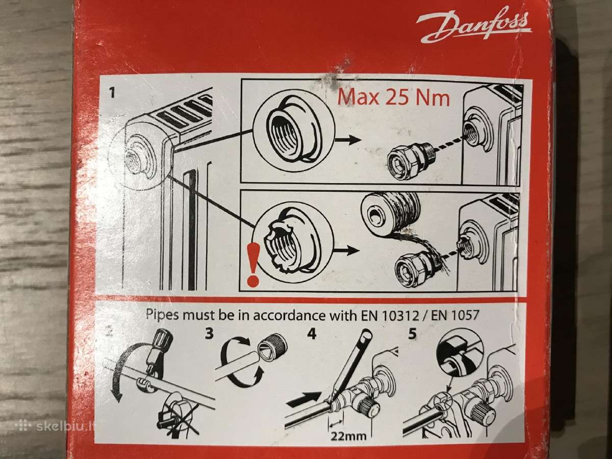 Danfoss Ra-n 15 presuojamas termostatinis ventilis - nuotraukos Nr. 3