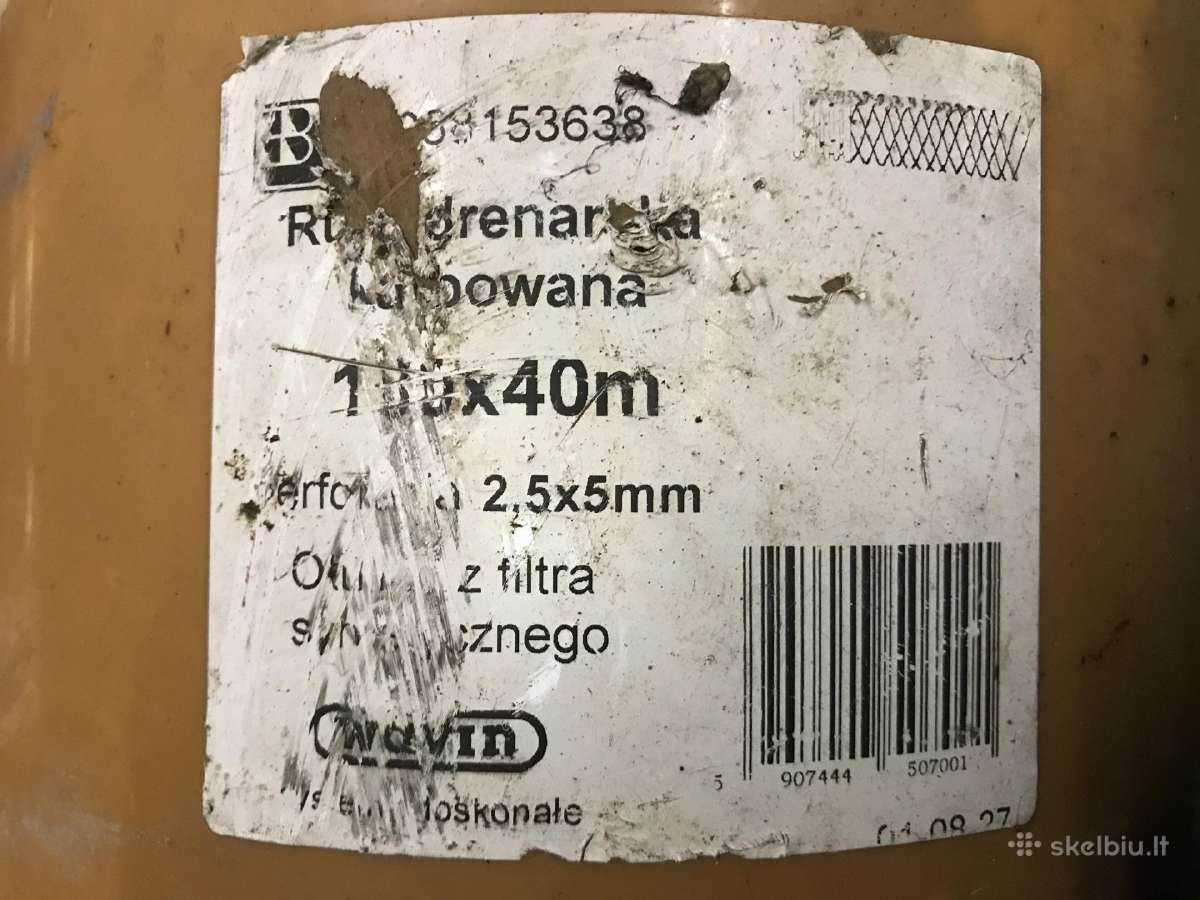 Drėnažo vamzdžių D 113 ir 180 mm - nuotraukos Nr. 2