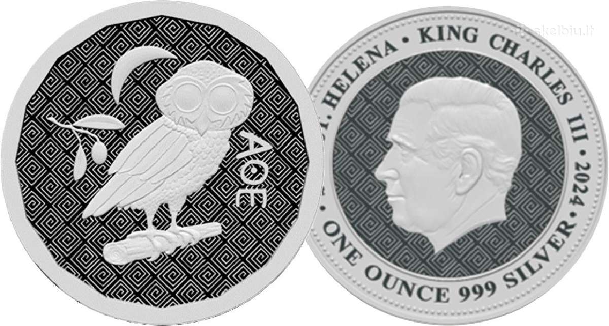 Sidabrinės investicinės monetos 1oz 999ag - nuotraukos Nr. 4