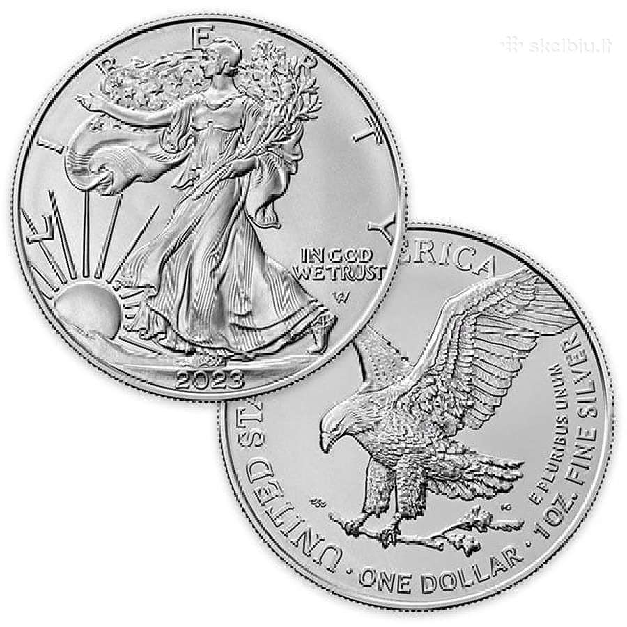 Sidabrinės investicinės monetos 1oz 999ag - nuotraukos Nr. 17