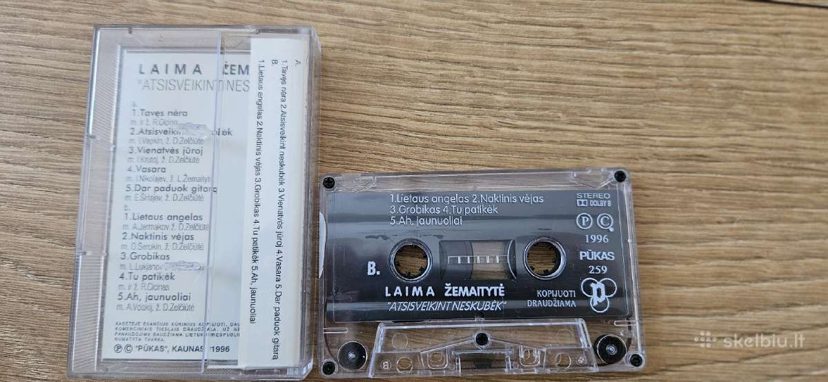 Kasetė Laima Žemaitytė-atsisveikint Neskubėk - nuotraukos Nr. 2