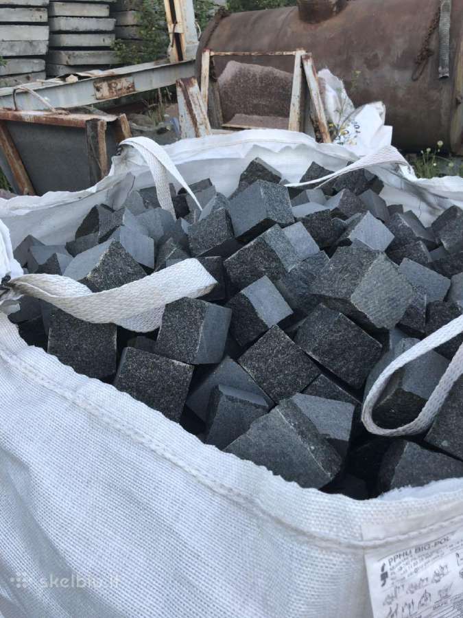 Granitinės trinkelės/plytelės, bordiūrai(bortai)