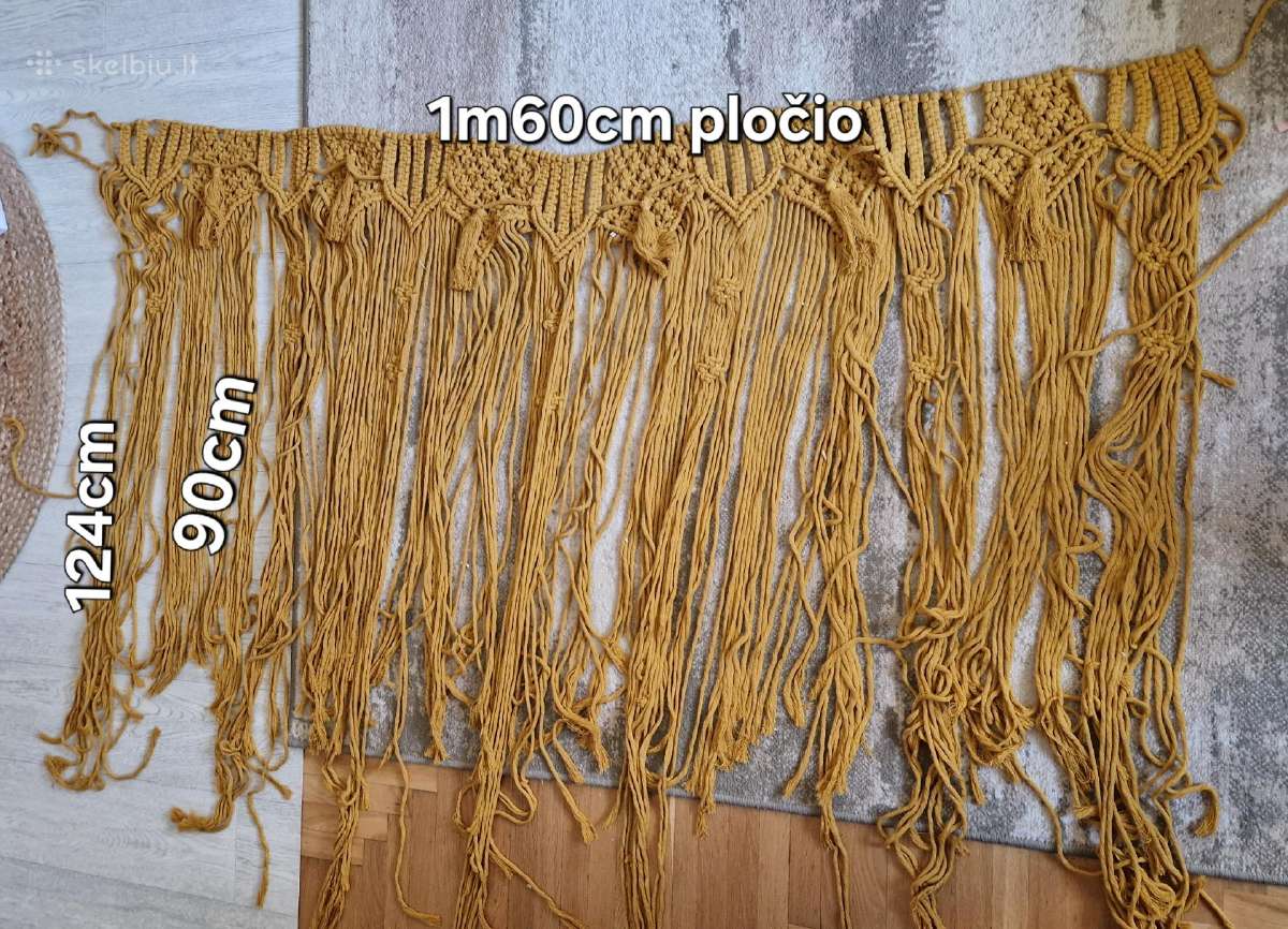 Rankų darbo macrame didelis