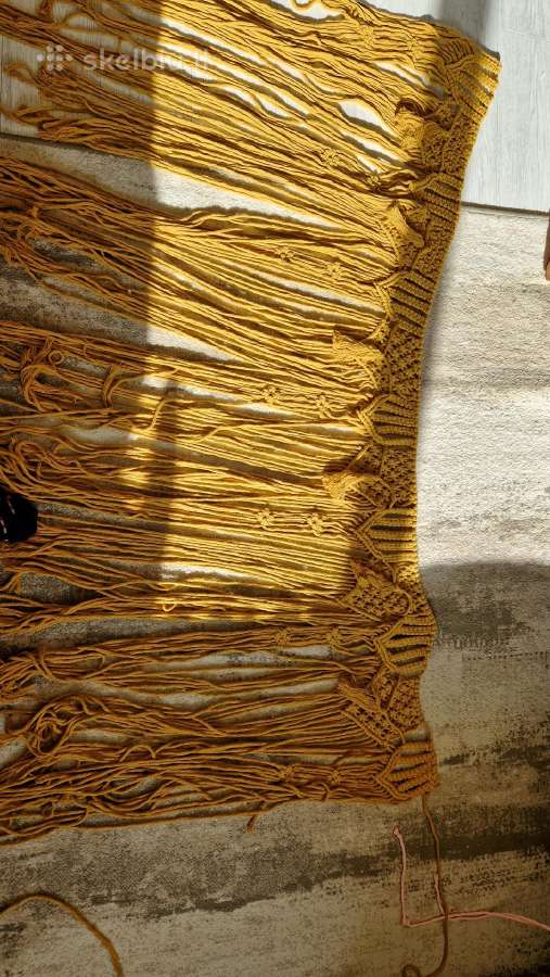 Rankų darbo macrame didelis - nuotraukos Nr. 8