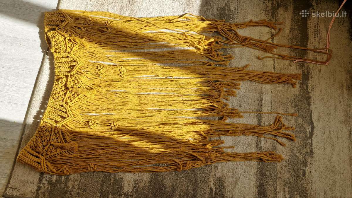Rankų darbo macrame didelis - nuotraukos Nr. 10