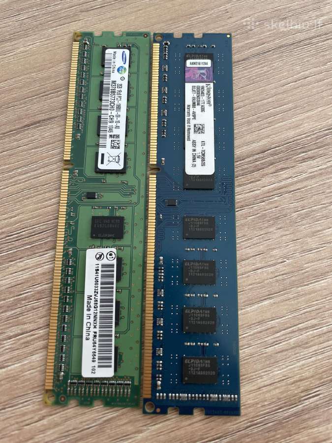 Ddr3 1300mhz/1333mhz 2x2gb