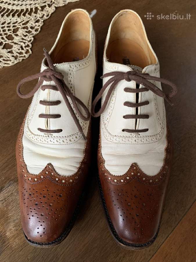Rudi su kremine spalva Ralph Lauren bateliai