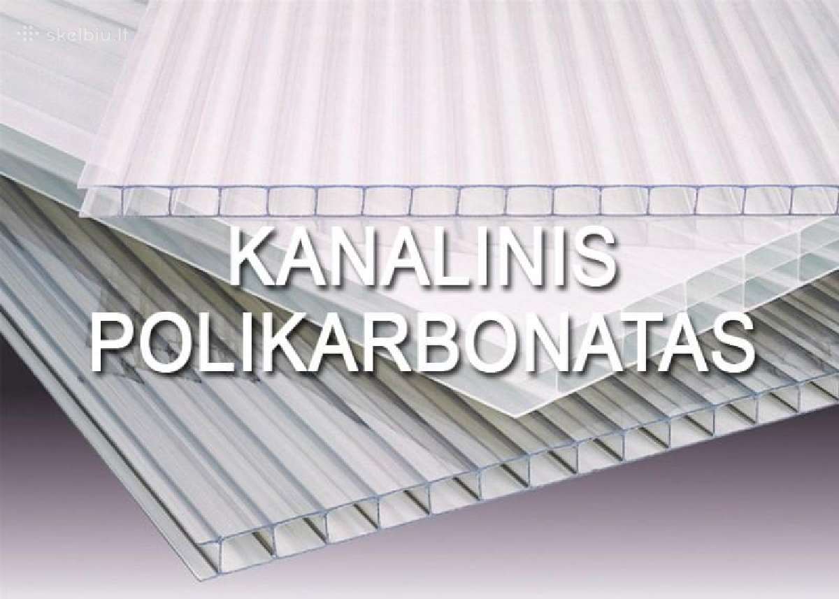 Kanalinis polikarbonatas - šiltnamiams užsidengti - nuotraukos Nr. 2