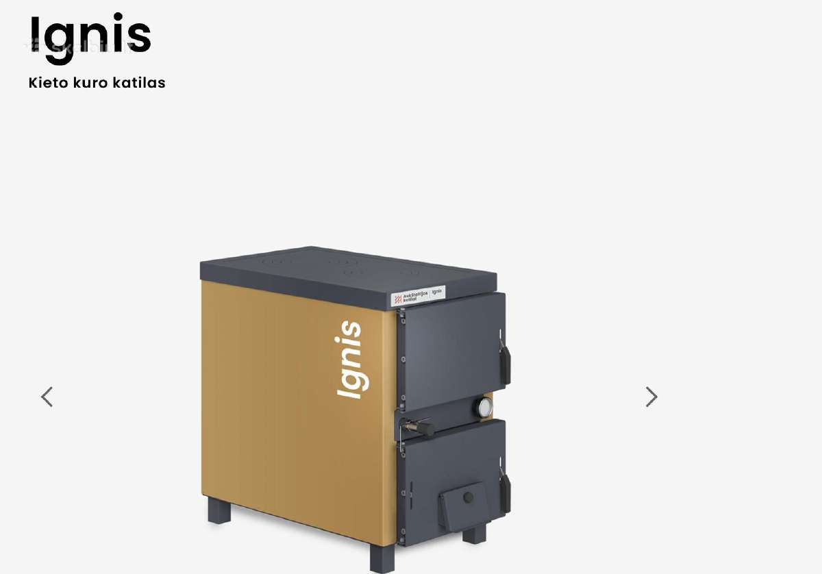 Ignis M - Ignis D kieto kuro katilas