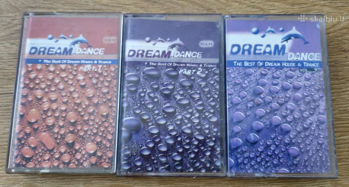 Kasetės Dream Dance Vol. 9,10,11