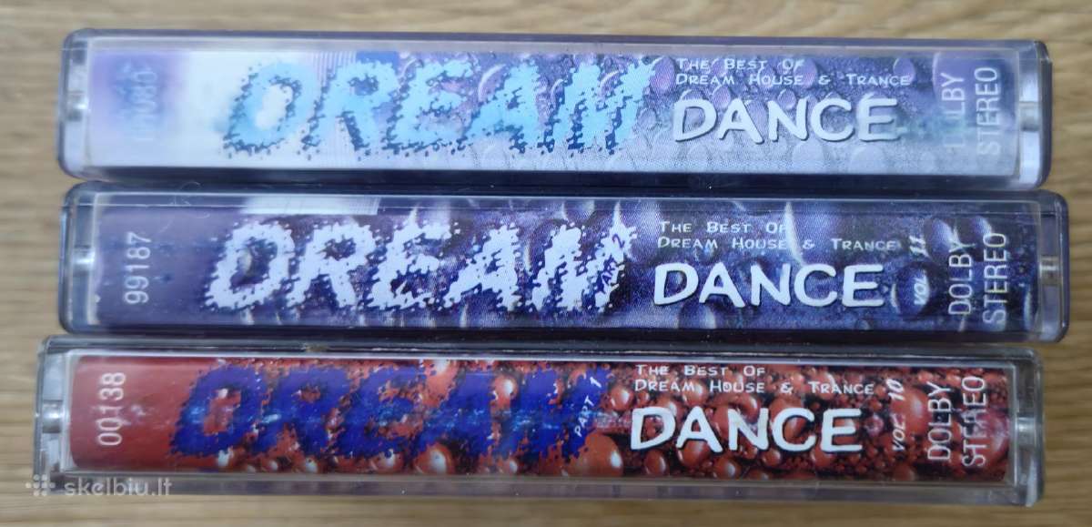 Kasetės Dream Dance Vol. 9,10,11 - nuotraukos Nr. 2