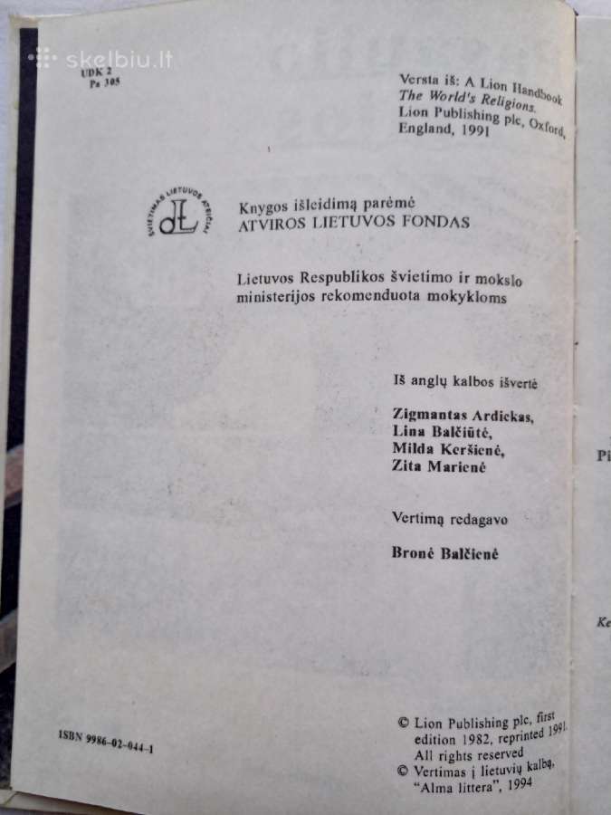 *Pasaulio religijos populiarus žinynas - nuotraukos Nr. 7