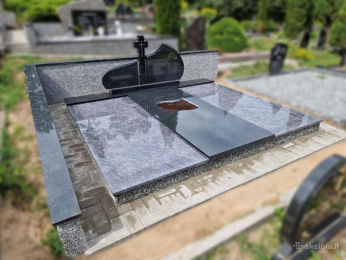 Antkapiniai Paminklai Kapų dengimas plokštėmis - nuotraukos Nr. 24