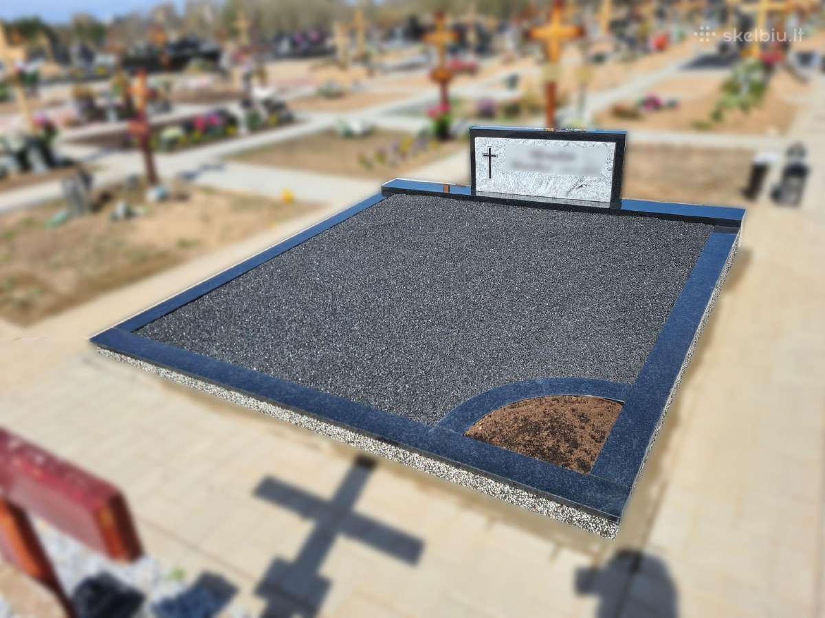 Antkapiniai Paminklai Kapų dengimas plokštėmis - nuotraukos Nr. 37