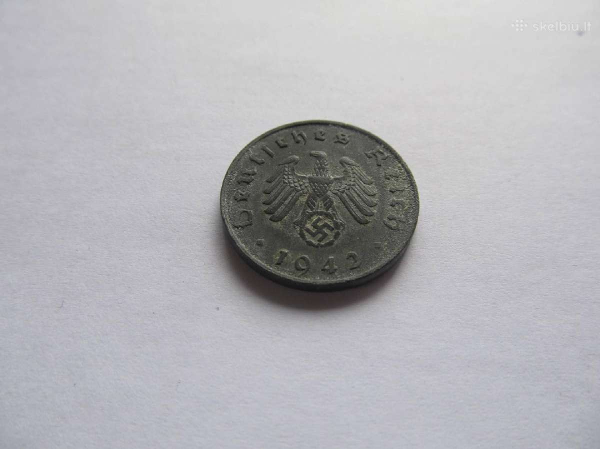10 reichspfennig , Vokietija ,1941 A,1942 A - nuotraukos Nr. 4