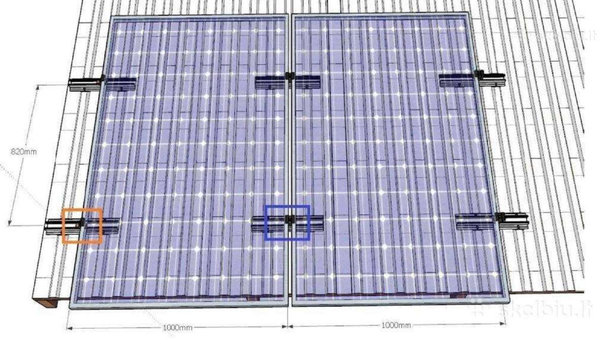 Minirail konstrukcija saulės elektrinėms - nuotraukos Nr. 3