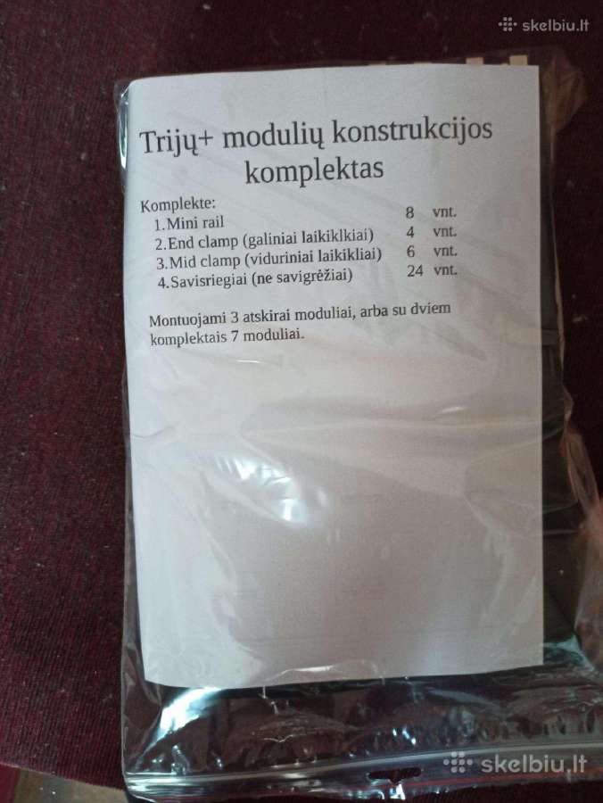 Minirail konstrukcija saulės elektrinėms - nuotraukos Nr. 7